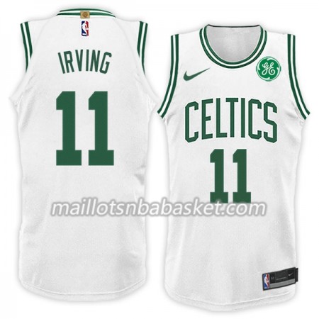 Maillot Homme Boston Celtics Kyrie Irving 11 Nike 2017-18 Blanc Swingman